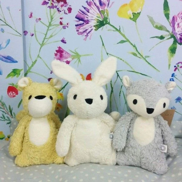 Peluche Bio Lapin Carla Écru 28cm Coton Bio Franck & Fischer - Peluche Coton Bio 4 Peluche Bio Lapin Carla Écru 28cm Coton Bio Franck & Fischer - Peluche Coton Bio – Image 4