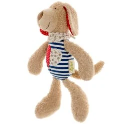 Peluche Bio Sigikid® Chien Marin Green 24 Cm En Coton 100% Bio 'Organic' - Doudou Bio