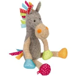 Peluche Cheval Patchwork Sweety 39 Cm Sigikid® - Doudou Synthétique
