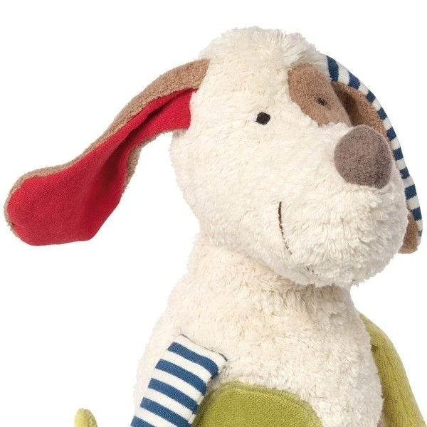 Peluche Coton Bio Sigikid®Chien Hund Green 32cm - Doudou Peluche Bio 2 Peluche Coton Bio Sigikid®Chien Hund Green 32cm - Doudou Peluche Bio – Image 2