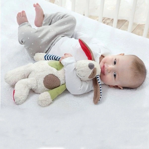 Peluche Coton Bio Sigikid®Chien Hund Green 32cm - Doudou Peluche Bio 4 Peluche Coton Bio Sigikid®Chien Hund Green 32cm - Doudou Peluche Bio – Image 4