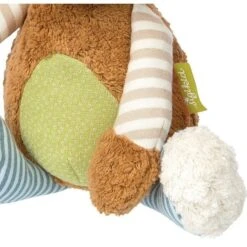Peluche Coton Bio Sigikid® Ours Brun Patchwork Green 29 Cm - Doudou Peluche Bio -Jouets De Confort En Peluche Boutique peluche coton bio sigikid ours brun patchwork green doudou peluche bio 2