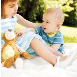 Peluche Coton Bio Sigikid® Ours Brun Patchwork Green 29 Cm - Doudou Peluche Bio -Jouets De Confort En Peluche Boutique peluche coton bio sigikid ours brun patchwork green doudou peluche bio 3