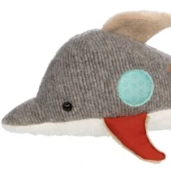 Peluche Dauphin Patchwork Sweety 33 Cm Sigikid® - Doudou Synthétique -Jouets De Confort En Peluche Boutique peluche dauphin patchwork sweety 33 cm sigikid doudou synthetique 3