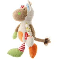 Peluche Doudou Vachette Patchwork Sweety 30 Cm Sigikid® - Peluches Synthétique -Jouets De Confort En Peluche Boutique peluche doudou vachette sweety sigikid peluches ecologiques 2