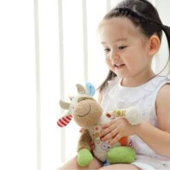 Peluche Doudou Vachette Patchwork Sweety 30 Cm Sigikid® - Peluches Synthétique -Jouets De Confort En Peluche Boutique peluche doudou vachette sweety sigikid peluches ecologiques 5