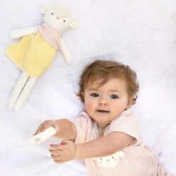 Peluche éponge De Coton Bio Maman Mouton Et Son Petit 35cm Albetta® - Peluche Bio -Jouets De Confort En Peluche Boutique peluche eponge de coton bio maman mouton et son petit 35cm albetta peluche bio 2