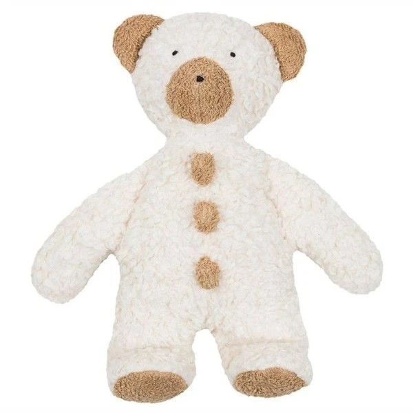 Peluche Grand Ours Blanc TeddyCoton Bio 30 Cm Efie® - Ours Bio 1 Peluche Grand Ours Blanc TeddyCoton Bio 30 Cm Efie® - Ours Bio