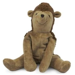 Peluche Hérisson Moyen Brun Coton Bio 29 Cm Senger® - Doudou Bio Naturel Senger