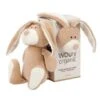 Peluche Lapin Bio 'Bunny'Wooly Organic® Coton Bio Beige 18 Cm - Peluche Bio GOTS