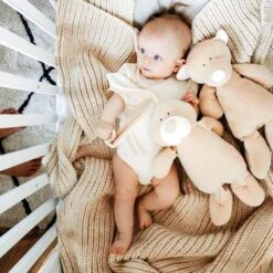 Peluche Lapin Bio 'Bunny'Wooly Organic® Coton Bio Beige 30 Cm - Peluche Bio GOTS -Jouets De Confort En Peluche Boutique peluche lapin bio bunny wooly organic coton bio beige 30 cm peluche bio gots 2