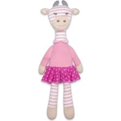 Peluche Organic Farm Buddies™ Girafe Georgia 35cm Coton Bio - Jouets Bio Apple Park™