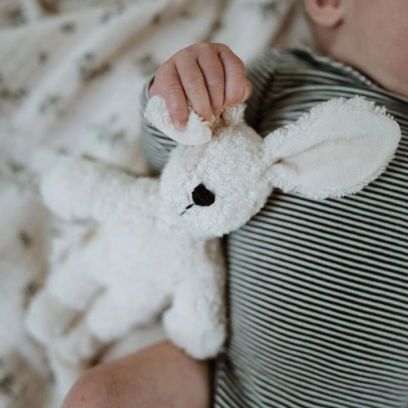 Peluche Petit Lapin Blanc Coton Bio 22 Cm Senger® - Doudou Bio Naturel Senger 3 Peluche Petit Lapin Blanc Coton Bio 22 Cm Senger® - Doudou Bio Naturel Senger – Image 3