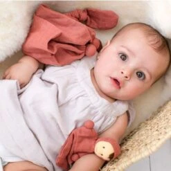 Petit Poupon Mousseline Coton Bio Mini Mix Bicolore 17cm TurbuletteHoppa®- Doudou Bio -Jouets De Confort En Peluche Boutique petit poupon mousseline coton bio mini mix uni 17cm turbulette hoppa doudou bio 7
