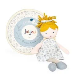 Jouets De Confort En Peluche Boutique -Jouets De Confort En Peluche Boutique poupee de chiffon joliflores flore bleuette 30cm coton bio jolijou poupee bio 1