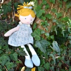 Poupée De Chiffon Joliflores Flore Bleuette 30cm Coton Bio Jolijou® - Poupée Bio -Jouets De Confort En Peluche Boutique poupee de chiffon joliflores flore bleuette 30cm coton bio jolijou poupee bio 4