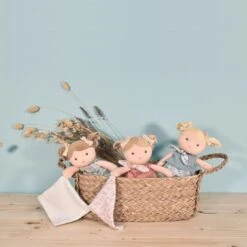 Poupée De Chiffon Joliflores Flore Et Son Doudou 22cm Coton Bio Jolijou® - Poupée Bio -Jouets De Confort En Peluche Boutique poupee de chiffon joliflores flore et son doudou coton bio jolijou poupee bio 4