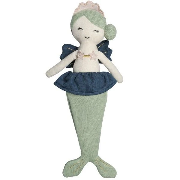 Poupée De Tissu Sirène Fabelab® 28 Cm Coton Bio GOTS- Jouet Bio Scandinave 1 Poupée De Tissu Sirène Fabelab® 28 Cm Coton Bio GOTS- Jouet Bio Scandinave
