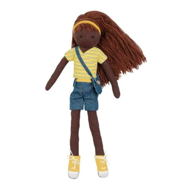 Poupée En Tissu Coton Bio Emily Hoppa® - Poupée De Chiffon 1 Poupée En Tissu Coton Bio Emily Hoppa® - Poupée De Chiffon