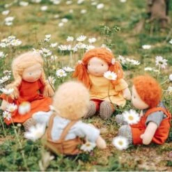 Poupée WaldorfMarie 28cm Rousse Aux Yeux Bruns Coton Bio ChimpyToys® - Véritable Poupée Waldorf -Jouets De Confort En Peluche Boutique poupee waldorf marie 28cm rousse aux yeux bruns coton bio chimpytoys veritable poupee waldorf 4