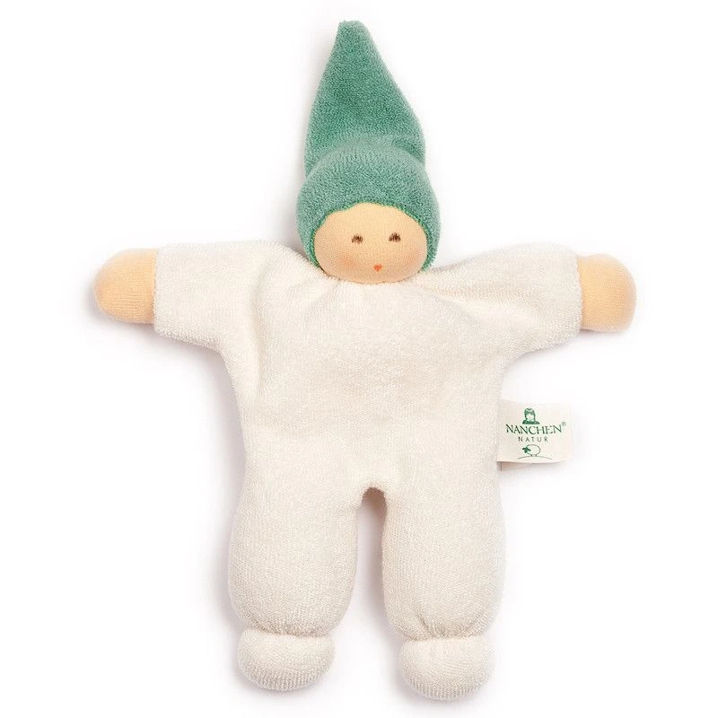 Poupon Waldorf 18cm Nanchen® Natur Nucki Coton Bio Eponge (Kba) Vert Ecru- Doudou Bio 1 Poupon Waldorf 18cm Nanchen® Natur Nucki Coton Bio Eponge (Kba) Vert Ecru- Doudou Bio