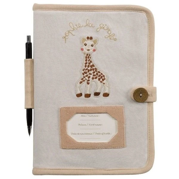 Protège Carnet De Santé Coton Bio Sophie La Girafe® So'Pure-Vulli® 1 Protège Carnet De Santé Coton Bio Sophie La Girafe® So'Pure-Vulli®