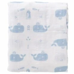 Set De Deux Langes 70cm Coton Bio Baleine Fresk® -Lange Coton Bio -Jouets De Confort En Peluche Boutique set de deux langes 70cm coton bio baleine fresk lange coton bio 2