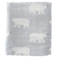 Set De Deux Langes 70cm Coton Bio Ours Polaire Fresk® -Lange Coton Bio -Jouets De Confort En Peluche Boutique set de deux langes 70cm coton bio ours polaire fresk lange coton bio 2