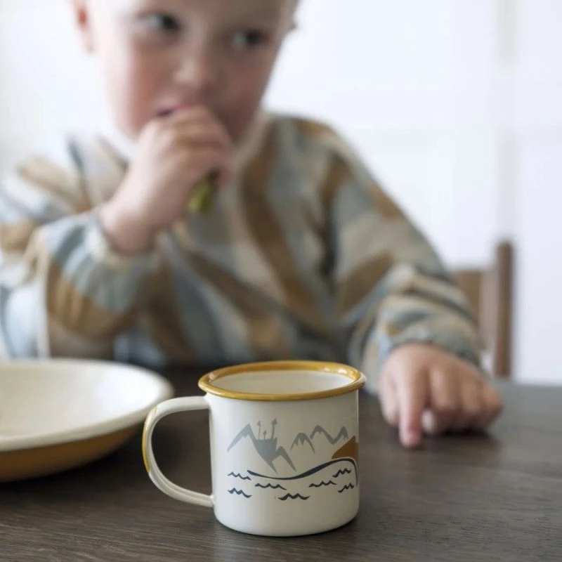 Set Vaisselle Enfant Acier Émaillé 3 Pièces Univers De Planètes Fabelab® - Vaisselle Enfant Métal 2 Set Vaisselle Enfant Acier Émaillé 3 Pièces Univers De Planètes Fabelab® - Vaisselle Enfant Métal – Image 2