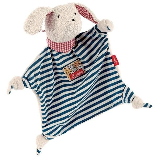Sigikid Classic Doudou Plat Chien Marin - Doudou Coton Naturel 1 Sigikid Classic Doudou Plat Chien Marin - Doudou Coton Naturel