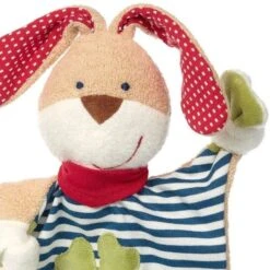 Sigikid® Doudou Plat Lapin Marin Green 38cm En Coton 100% Bio 'Organic' - Doudou Coton Bio Kba -Jouets De Confort En Peluche Boutique sigikid doudou plat lapin marin doudou coton bio kba 2