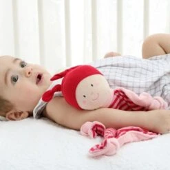 Doudou Plat Noeud Poupée Lutin Roses 26 Cm Coton Bio Sigikid® - Doudou Plat Bio -Jouets De Confort En Peluche Boutique sigikid doudou plat noeud poupee lutin roses 26 cm coton bio doudou plat bio 4