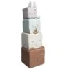 Cubes D'activité En Tissus Doux Animaux Fabelab® Coton Bio GOTS-Jouet Bio Scandinave