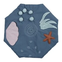Tapis D'éveil & Activités Monde Marin Fabelab® Coton Bio GOTS - Jouet Bio Scandinave